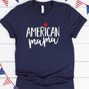 American Mama (White & Red star)
