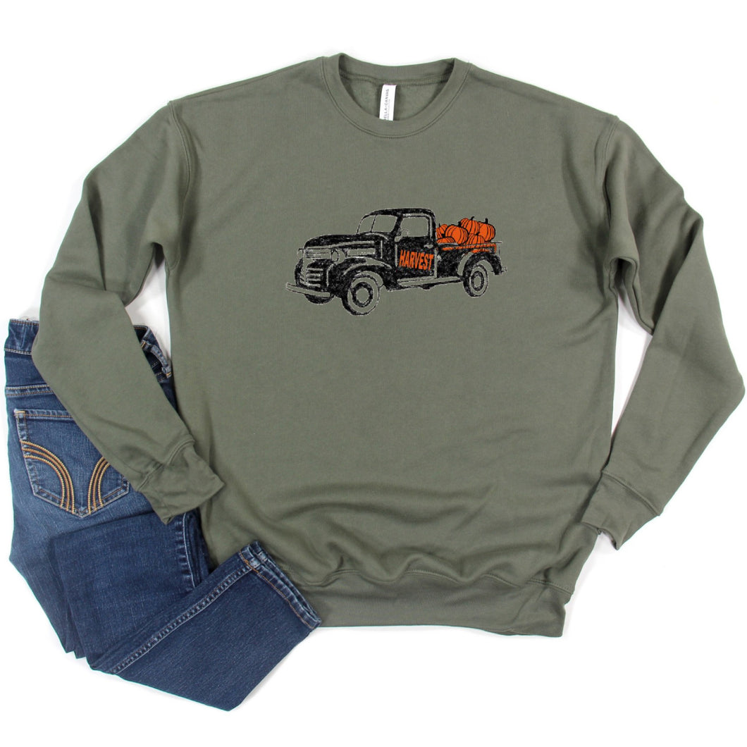 Harvest Truck Truck Crewneck Sweatshirt