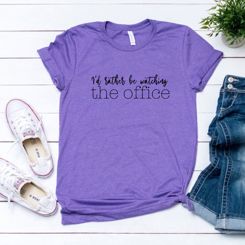 I'd Rather Be Watching The Office-Plus Sizes