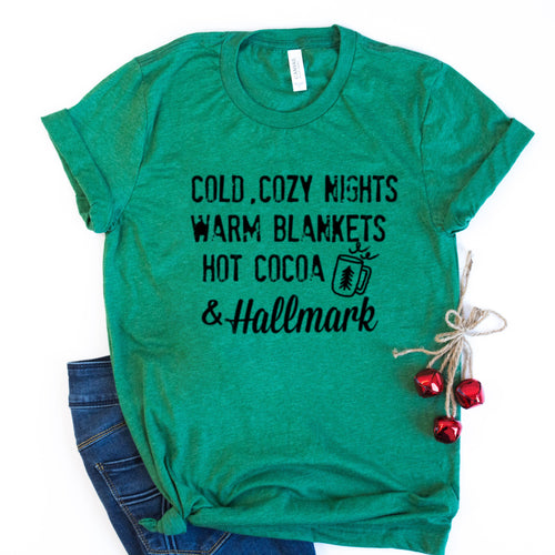 Cold Cozy Nights, Warm Blankets, Hot Cocoa & Hallmark-Plus Sizes