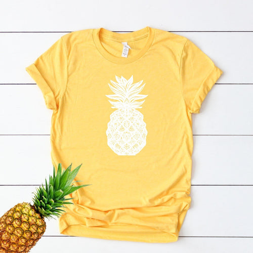 Pineapple Mandala-Plus Sizes