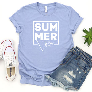 Summer Vibes Square (White)