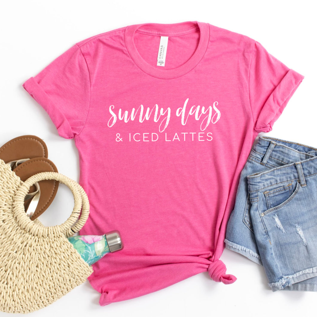 Sunny Days & Iced Lattes (White)-Plus Sizes