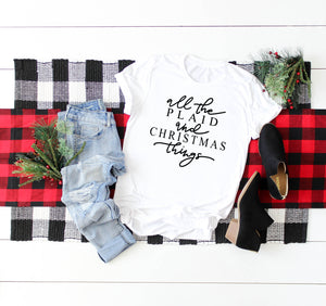 All The Plaid And Christmas Things-Plus Sizes