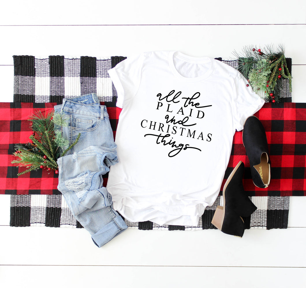 All The Plaid And Christmas Things-Plus Sizes