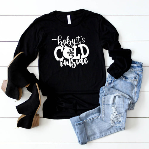Baby It's Cold Outside-Long Sleeve-Plus Sizes