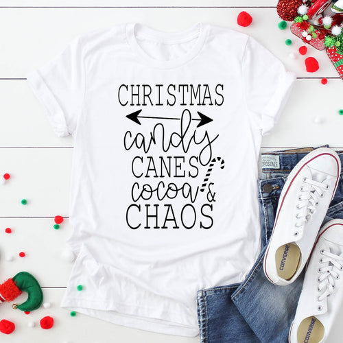 Christmas Candy Canes Cocoa & Chaos-Plus Sizes
