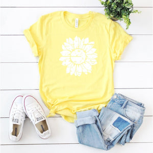 Distressed Sunflower-Plus Sizes