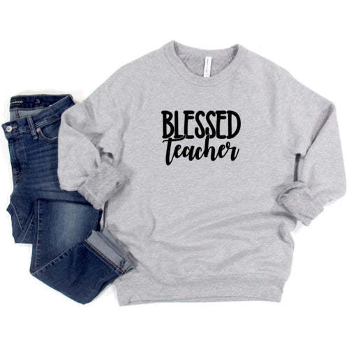 Blessed Teacher Crewneck Sweatshirt