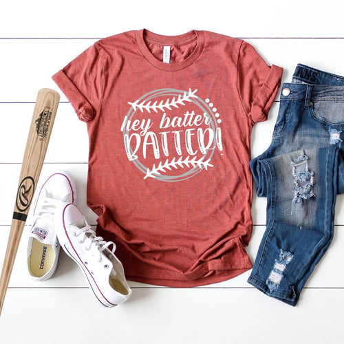 Hey Batter Batter White And Grey-Plus Sizes