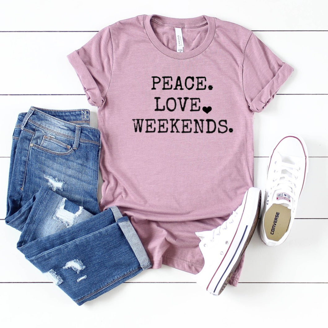 Peace Love Weekends-Plus Sizes