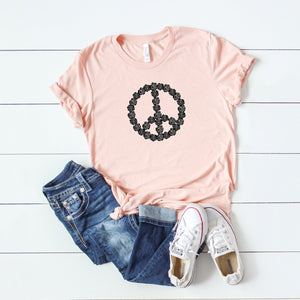 Roses Peace Sign-Plus Sizes