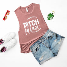 Pitch Please-Muscle Tank Top