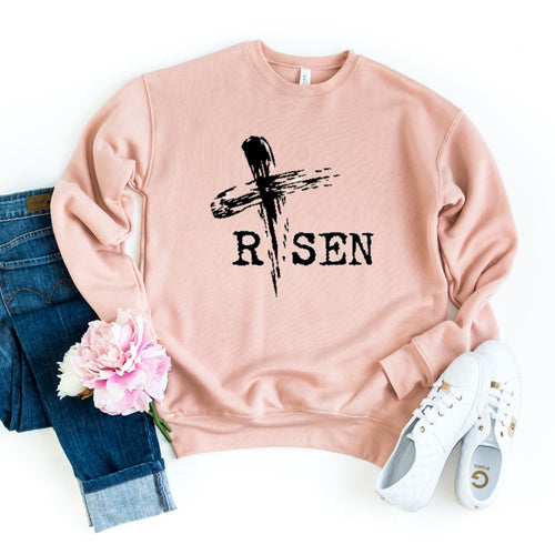 Risen Cross (black) Sweatshirt